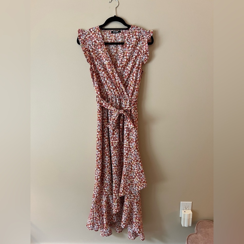 Floral Wrap Dress